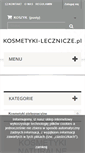 Mobile Screenshot of kosmetyki-lecznicze.pl